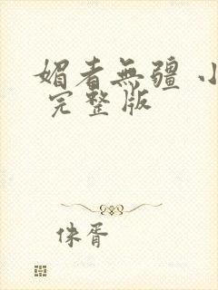 媚者无疆 小说 完整版封面