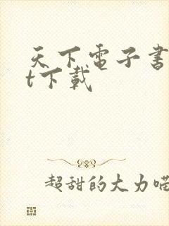 天下电子书txt下载封面