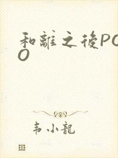 和离之后POPO封面