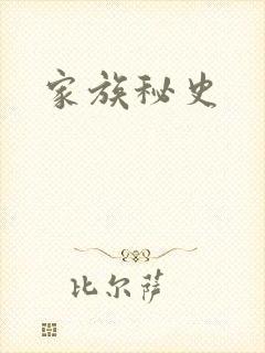 家族秘史封面