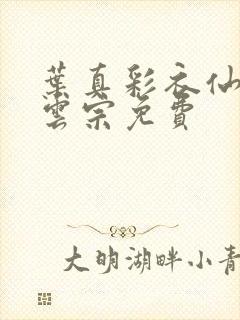 叶真彩衣仙子齐云宗免费封面