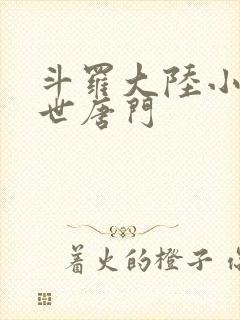 斗罗大陆小说绝世唐门封面