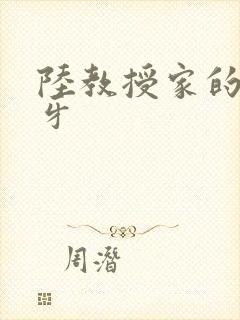 陆教授家的小月牙