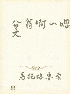 公翁啊～嗯啊h文