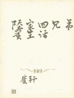 陆家四兄弟的甜蜜生活