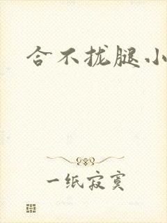 合不拢腿小说