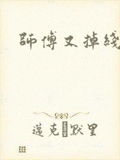 师傅又掉线了