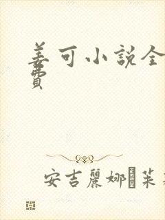 姜可小说全文免费封面