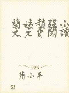 兰姨赵强小说全文免费阅读封面