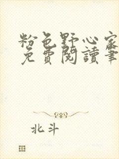 粉色野心家全文免费阅读笔趣阁