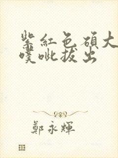 紫红色硕大噗呲噗呲拔出
