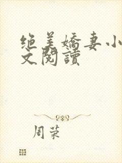 绝美娇妻小说全文阅读封面