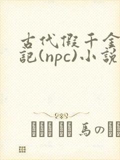 古代假千金挨日记(npc)小说封面