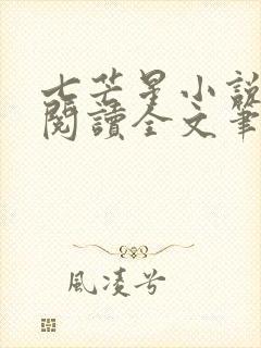 七芒星小说免费阅读全文笔趣阁
