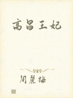 高昌王妃封面