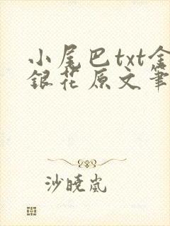 小尾巴txt金银花原文笔趣阁在线阅读