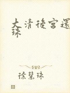 大清后宫还君明珠
