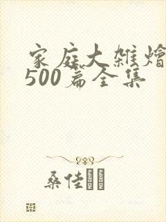 家庭大杂烩小说500篇全集