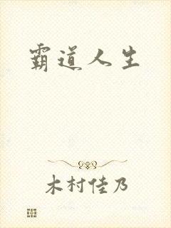 霸道人生封面