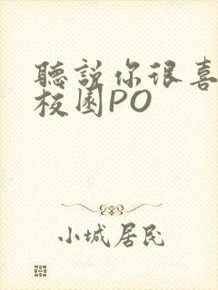 听说你很喜欢我校园PO