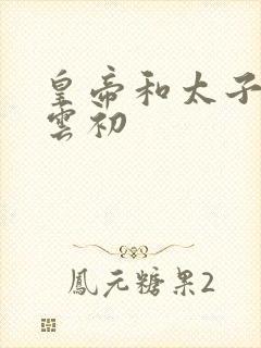 皇帝和太子妃h云初