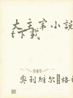 大主宰小说txt下载封面