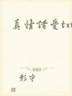 真情错爱txt