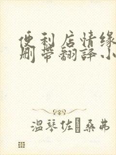 便利店情缘未增删带翻译小说封面