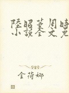 陆昭菱周时阅的小说全文免费阅读