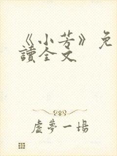 《小芳》免费阅读全文