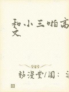 和小三啪高辣h文