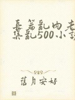 长篇乱肉老师合集乱500小说