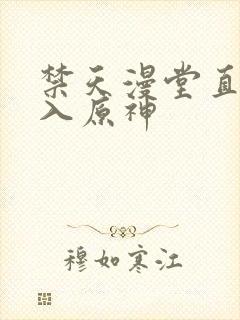 禁天漫堂直接进入原神