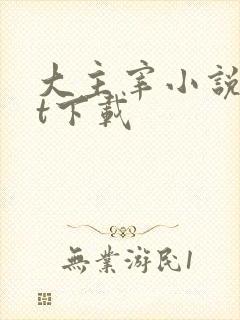 大主宰小说txt下载封面