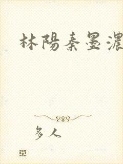 林阳秦墨浓度封面