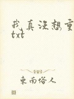 我真没想重生啊txt