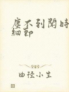 尘不到闻时顶腰细节