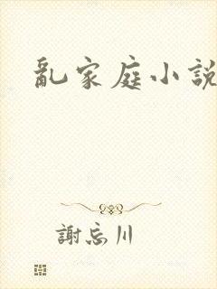 乱家庭小说封面