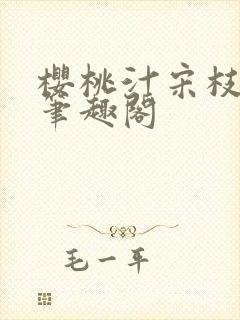 樱桃汁宋枝江野笔趣阁