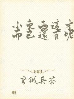小东西这才一根而已还有呢封面