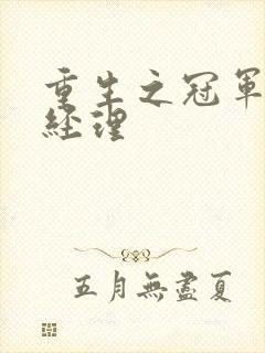 重生之冠军篮球经理