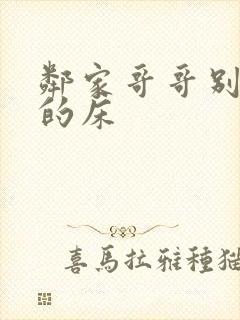 邻家哥哥别上我的床