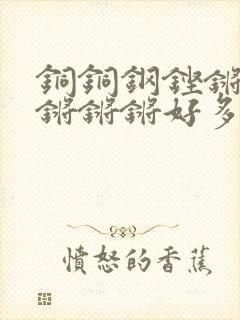 铜铜钢铿锵锵锵锵锵锵好多少阅读