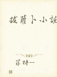 拔萝卜小说