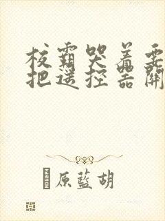 校霸哭着要学霸把遥控器关了封面