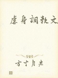 虐身调教文封面