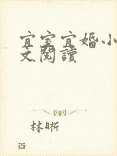 宜室宜婚小说全文阅读封面