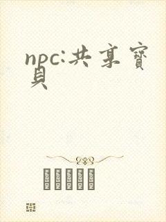 npc:共享宝贝