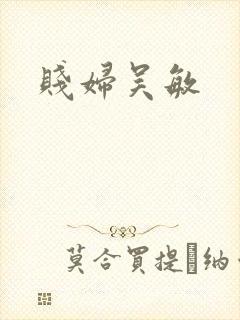 贱妇吴敏封面