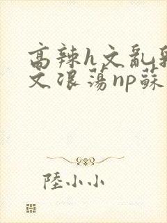 高辣h文乱乳h文浪荡np苏夏封面